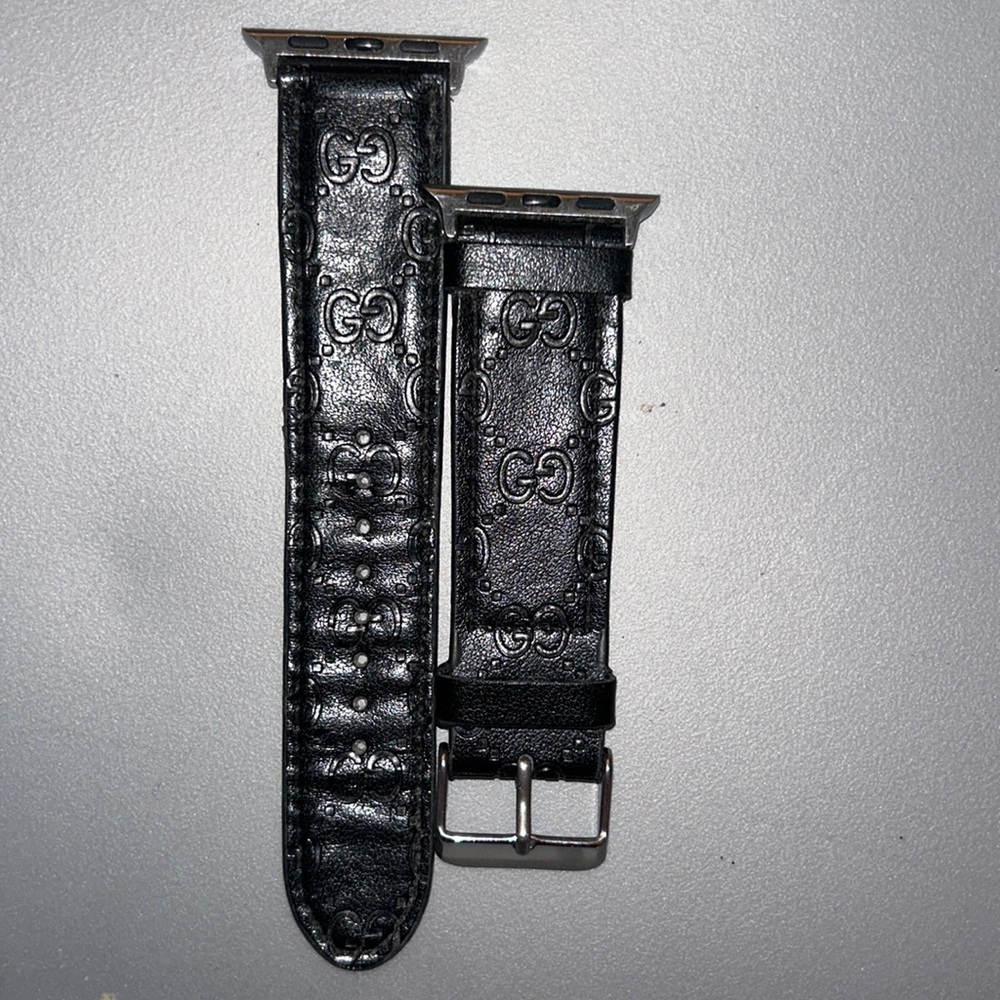 Boutique Gucci Black Apple Watch Band